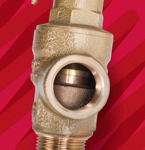 NABIC Fig 500T Combined Pressure & Temperature Relief Valve Close Up