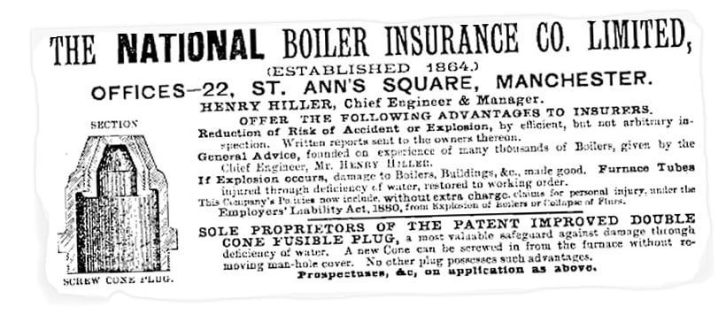National Boiler Insurance Co advertisement