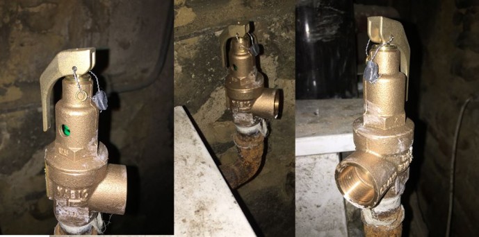 Replacement safety valve fitted