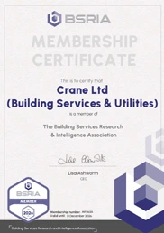 BSRIA Certificate